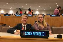 Mladou delegátkou do OSN se loni stala právnička z Brna Barbora Antonovičová.