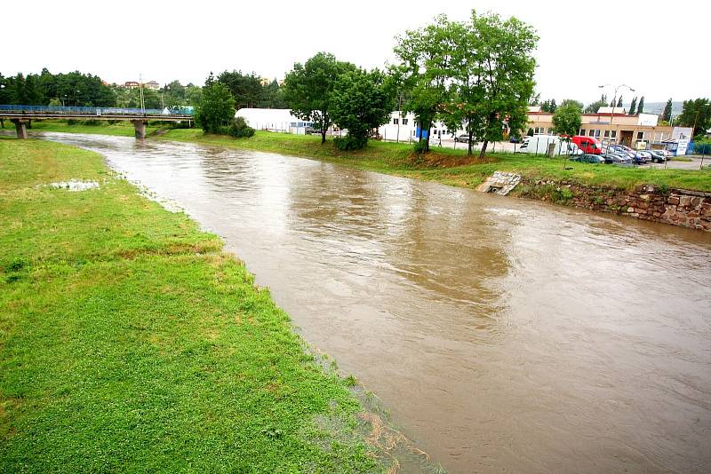 Povodňový stav na Brněnsku.