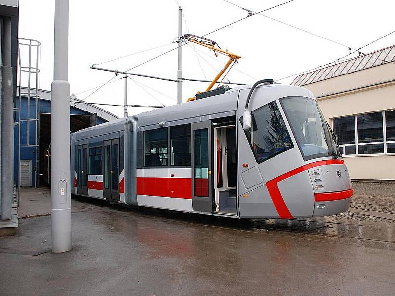 Nová "Porsche" tramvaj v Brně.