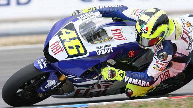 Fenomenální italský závodník Valentino Rossi.