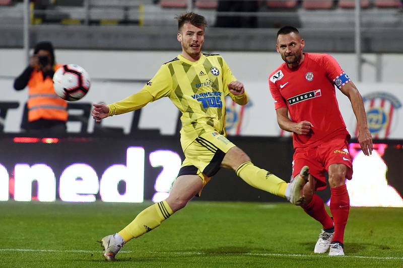 Brno 18.10.2019 - domácí FC Zbrojovka Brno proti FK Varnsdorf