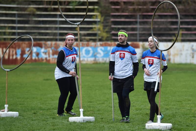 Za Lužánkami se lidé utkali v kouzelnickém sportu famfrpálu.