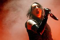 Zpěvák Marilyn Manson.