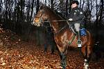 Cvičení policie v Marianském údolí.