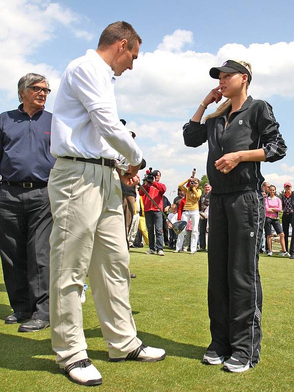 Jiří Bartoška, Roman Šebrle a Anna Kurnikovová.