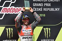 Vítěz Grand Prix v Brně Andrea Dovizioso