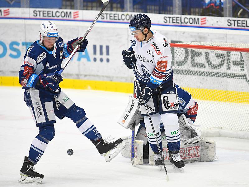 Utkání 25. kola extraligy mezi Vítkovicemi a Kometou Brno.