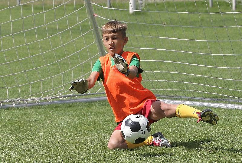 Fotbalový kemp Petra Švancary v Rosicích.