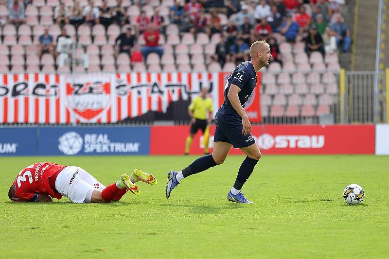 Fotbalisté Zbrojovky Brno remizovali v úvodním klání FORTUNA:LIGY se Slováckem 2:2. Foto: Petr Nečas