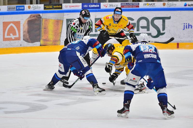 Hokejový zápas mezi brněnskou Kometou a Litvínovem