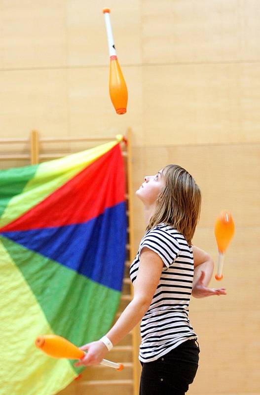 Setkání žonglérů Brno juggling concention.