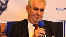 Prezident Miloš Zeman na Blanensku.