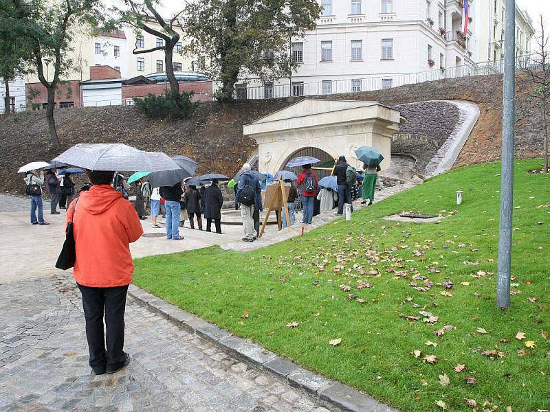 Slavnostní otevření opraveného parku Studánka.