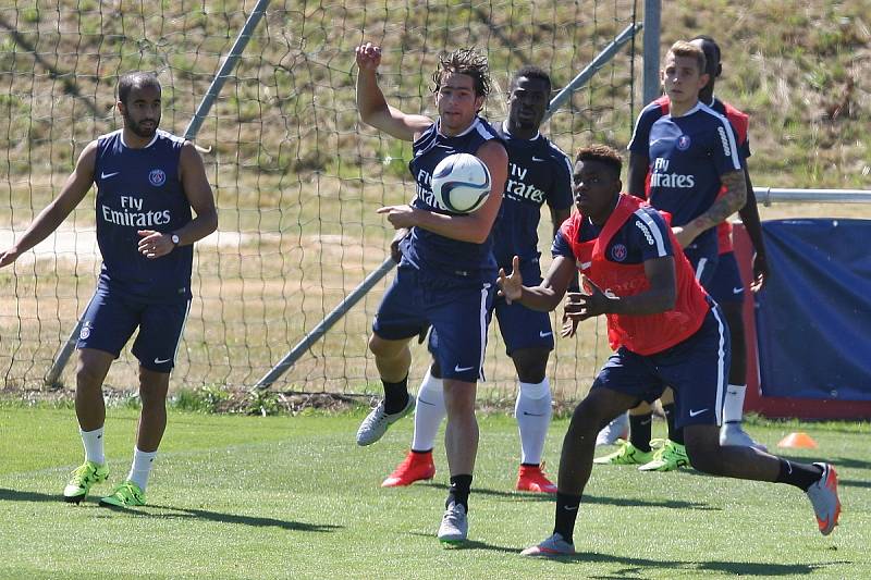 Hráči Paris Saint-Germain ladili formu nedaleko Znojma.