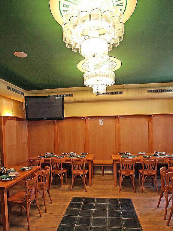 Brněnská restaurace U Čápa.