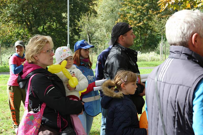 Na brněnském dopravním hřišti návštěvníci zhlédli například policejní výstupy s cvičeným psem.