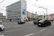 V křižovatce na ulici Koliště a Cejl se za posledních dvanáct let stalo 136 dopravních nehod.