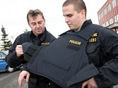 Neprůstřelné vesty policie. Ilustrační foto