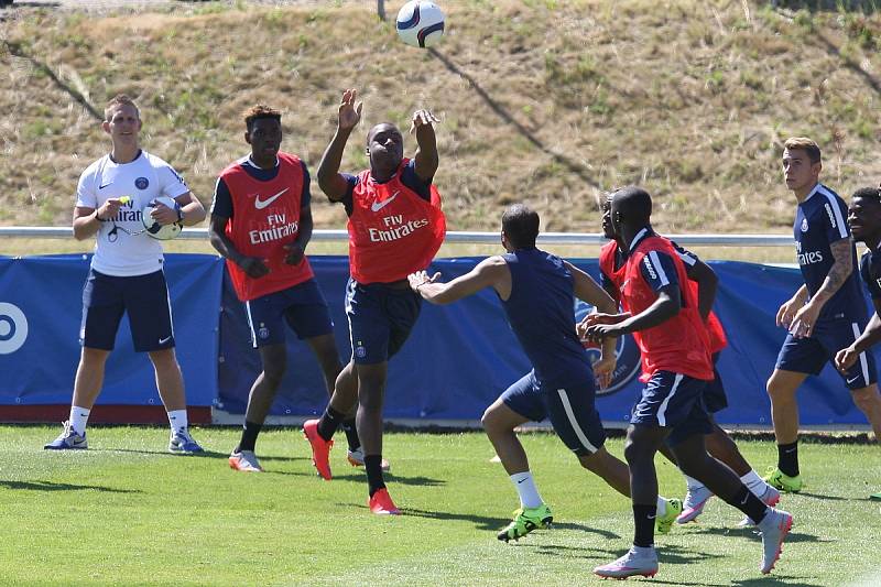 Hráči Paris Saint-Germain ladili formu nedaleko Znojma.