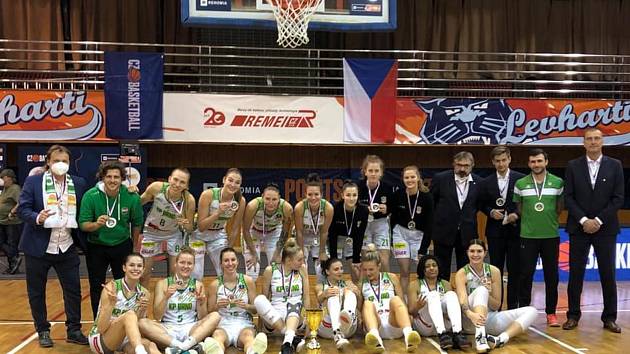 Královopolské basketbalistky získaly v Českém poháru stříbrné medaile.