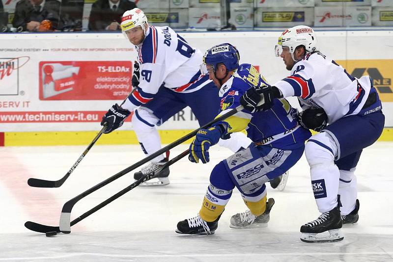 Hokejová Kometa Brno podlehla v úvodním čtvrtfinále Zlínu 2:3 po prodloužení.