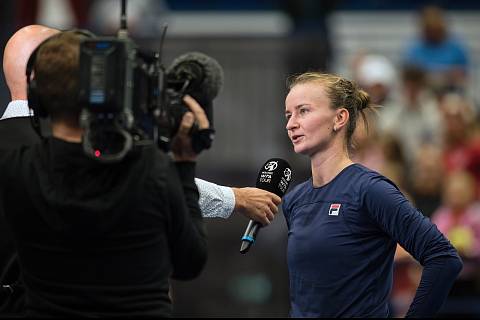 Barbora Krejčíková zažila namáhavou letošní sezonu, na tři měsíce ji vyřadilo ze hry zranění lokte.