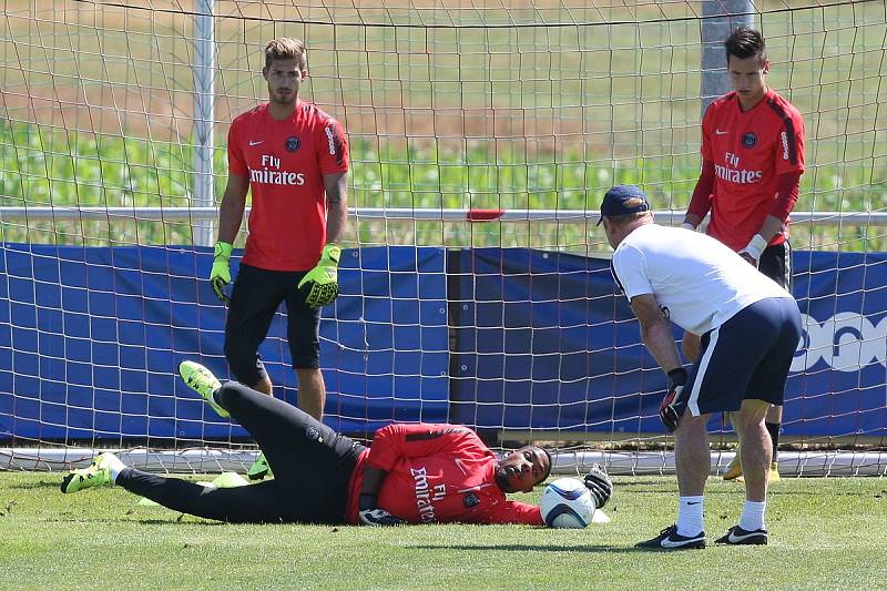 Hráči Paris Saint-Germain ladili formu nedaleko Znojma.