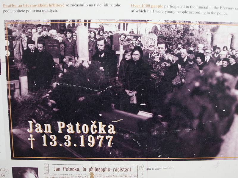 Výstava o Janu Patočkovi.