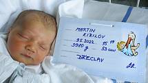 Martin Kirilov, 9. 5. 2022, Břeclav, Nemocnice Břeclav, 53 cm, 3980 g