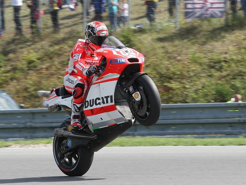 Motocyklová Velká cena České republiky 2014 na brněnském Masarykově okruhu.