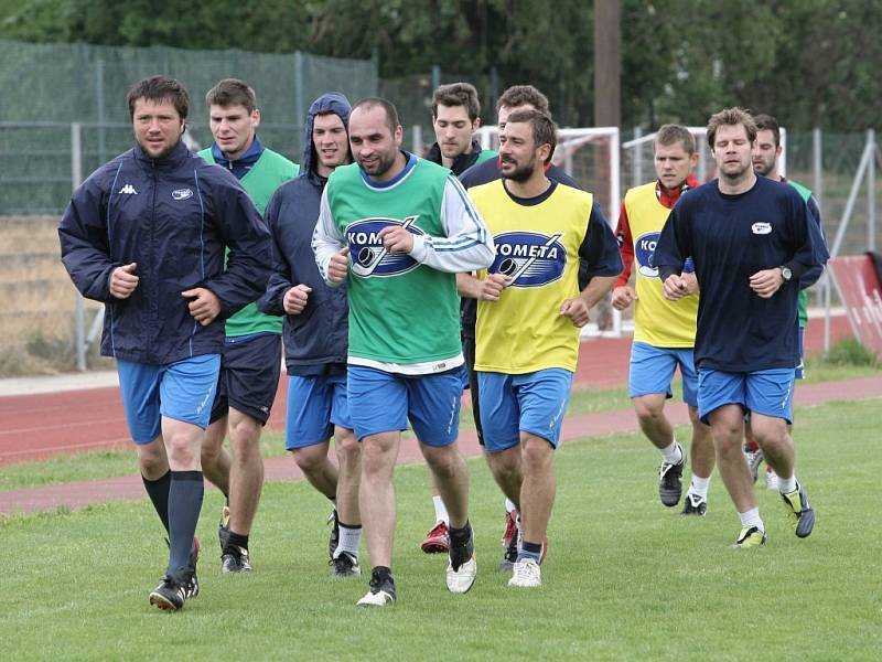 Hokejisté brněnské Komety se připravují na novou sezonu.