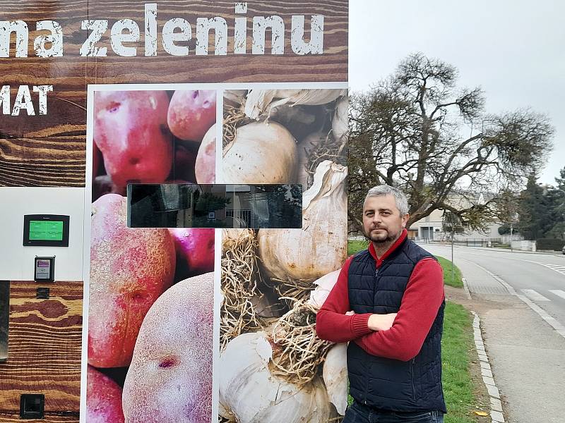 Tvůrce automatu na zeleninu v brněnských Řečkovicích Jiří Staněk.