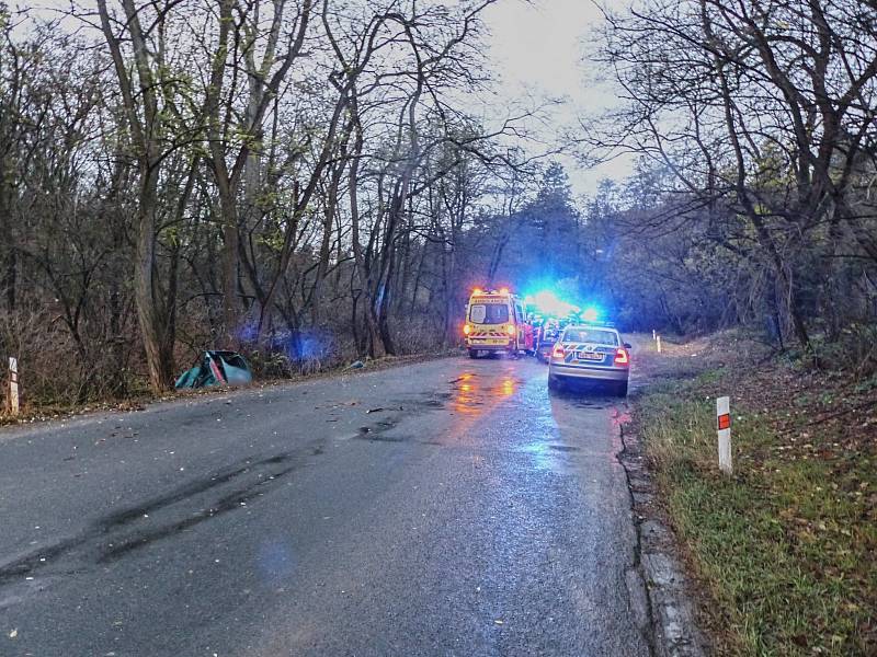 Tragická nehoda mladé řidičky u Želešic na Brněnsku. Autem narazila do stromu, svým zraněním na místě podlehla.