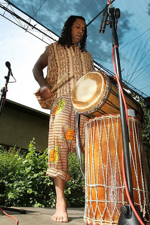 Africký festival ve Středisku volného času v Lužánkách. 