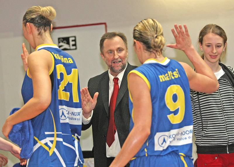 Finále basketbalové ligy žen mezi Gambrinus Brno a USK Praha.