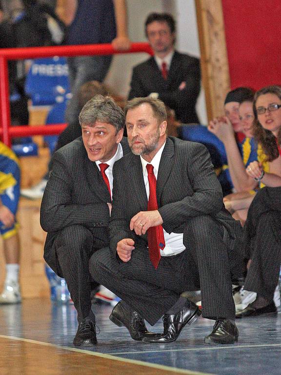 Finále basketbalové ligy žen mezi Gambrinus Brno a USK Praha.