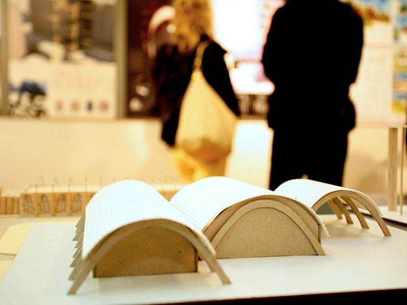 Výstava studentských prací k výročí Ústavu architektury Fakulty stavební brněnské techniky. 