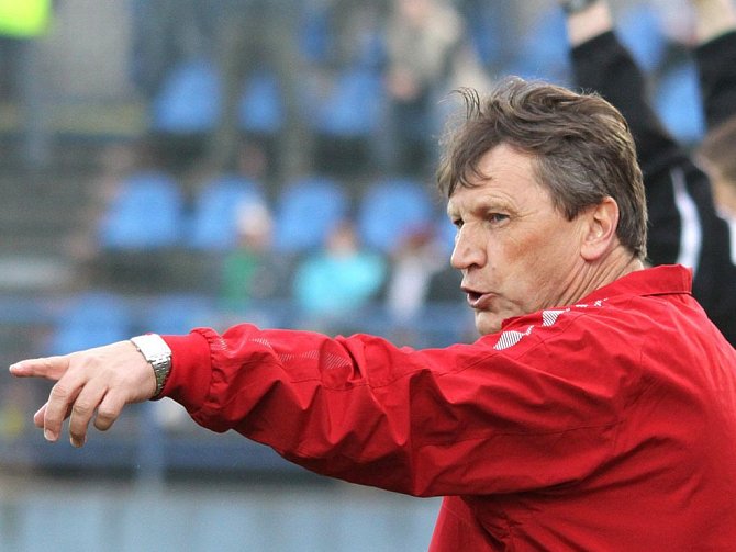 Trenér 1.FC Brno Miroslav Beránek.