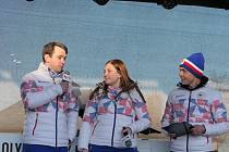 Program na Olympijském festivalu pokračoval v neděli 13. února. Navštívil ho manželský pár olympioniků Tomáš a Zuzana Paulovi.