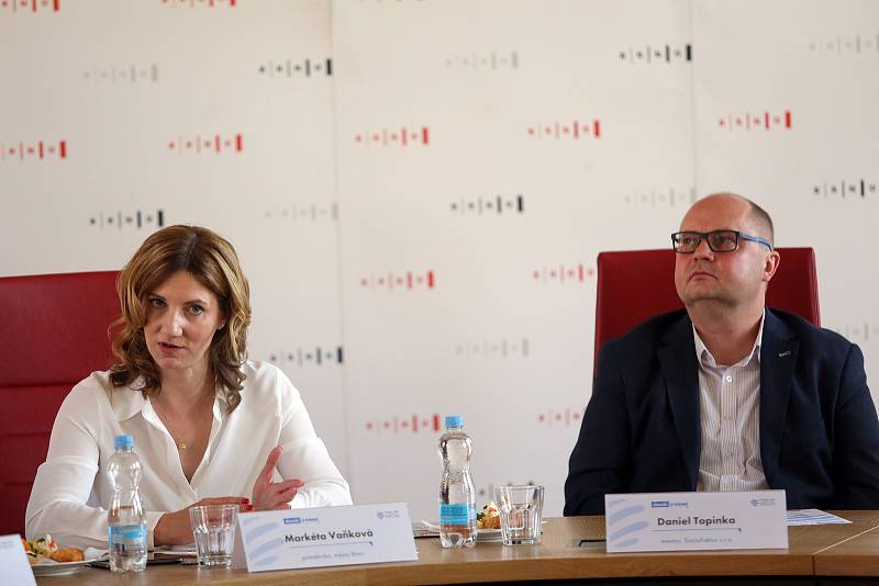 Deník uspořádal setkání s brněnskou primátorkou Markétou Vaňkovou na Nové radnici v Brně.