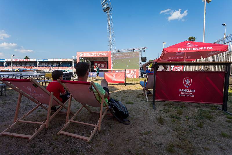 Stadion v Srbské ulici hostil Fotbalové slavnosti.