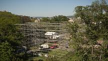 Zahájení festivalu Meeting Brno na Moravském náměstí.