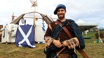 V areálu na brněnské Kraví hoře se v sobotu konaly skotské hry Monte Bú Highland Games.