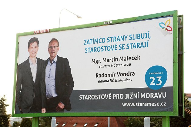 Předvolební billboard.