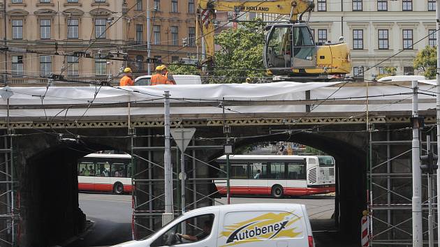 Viadukt na Křenové v Brně.