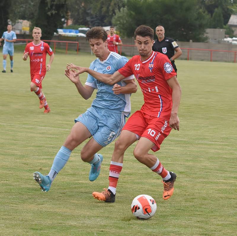 Druhý přípravný zápas odehrála Líšeň v Pohořelicích proti juniorce Slovanu Bratislava, po gólech Čermáka a Zikla vyhrála 2:0.