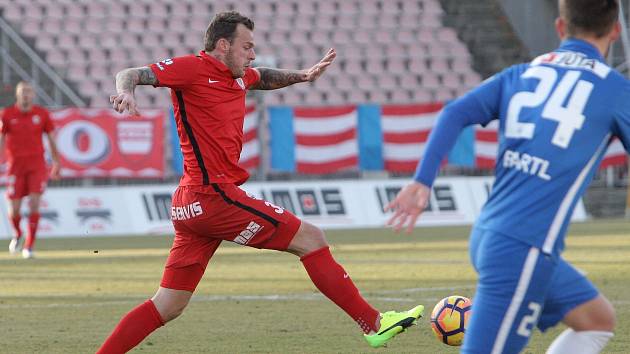 Zbrojovka porazila v prvním domácím zápase jarní části ligy Slovan Liberec těsně 1:0.