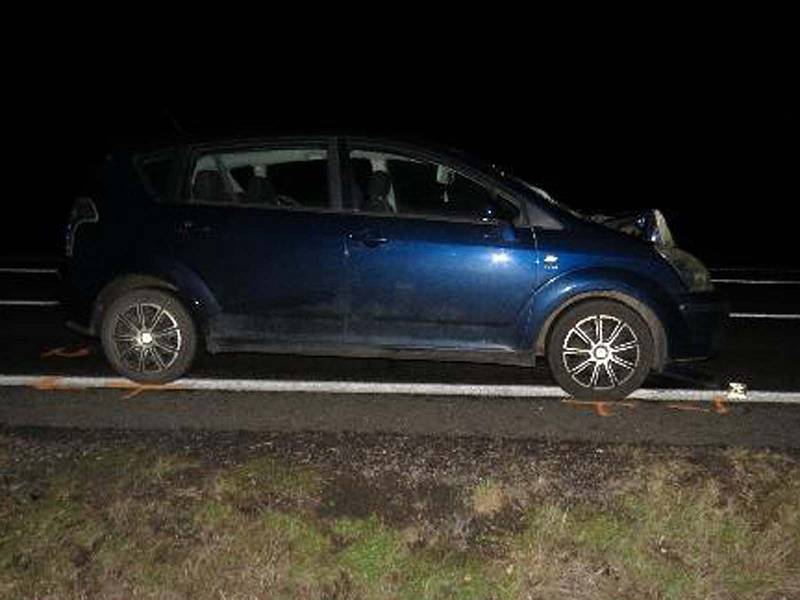 Střet s osobním autem nepřežil v pondělí krátce před půl osmou večer důchodce u Pasohlávek na Brněnsku. Zemřel ještě před příjezdem záchranářů.