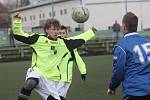 Vyškov (v modrém) na turnaji v Líšni zdolal Bystrc 3:1.