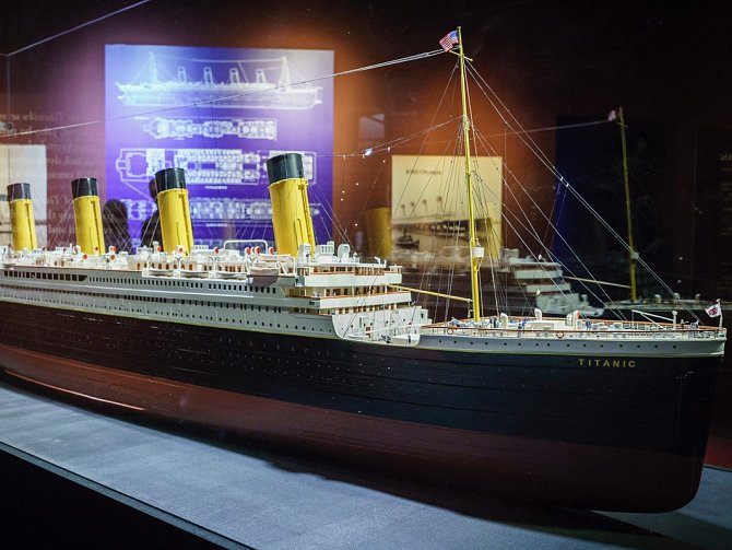 Výstava Titanic v Brně.